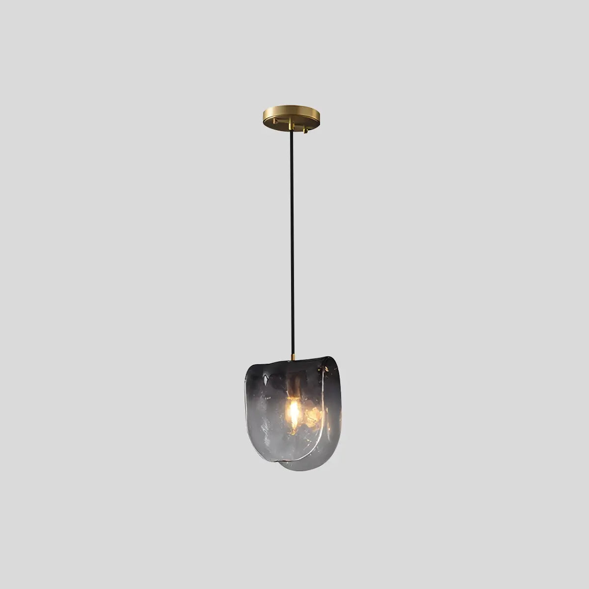Modern Gradient Glass Pendant Light for Bedside | Desfino