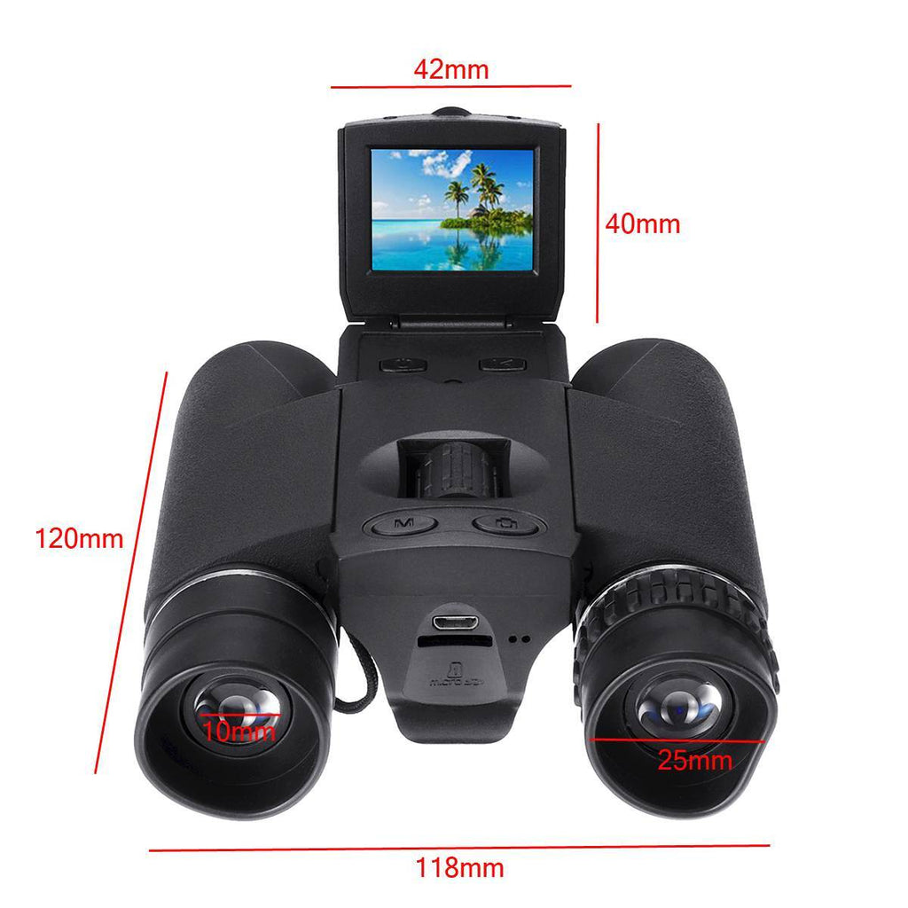 משקפת HD Pro של ValoVue עם מצלמה דיגיטלית מובנית, הגדלה פי 10 - Desfino