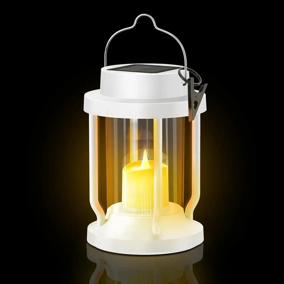 Solar Flameless Candle Lantern Hanging Light | Desfino