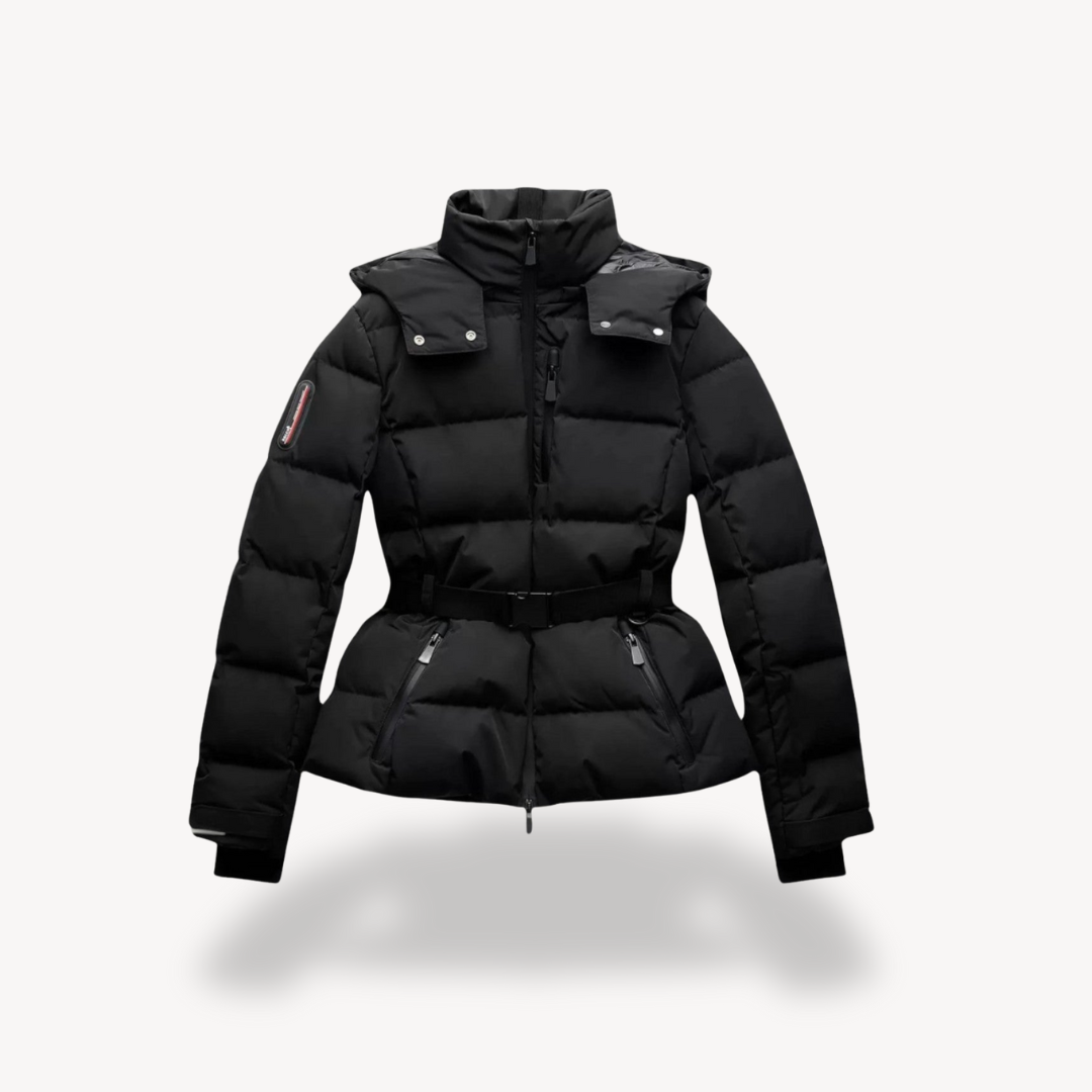 Liora Women's Belted Insulated Puffer Coat — Warm Winter Jacket - Desfino