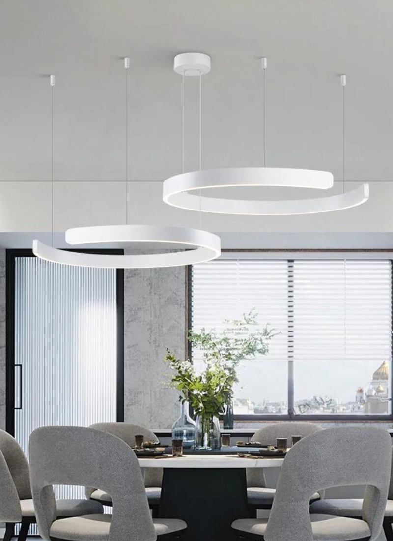 AerisGlow kerek LED-csillár — állítható hangulatvilágítás