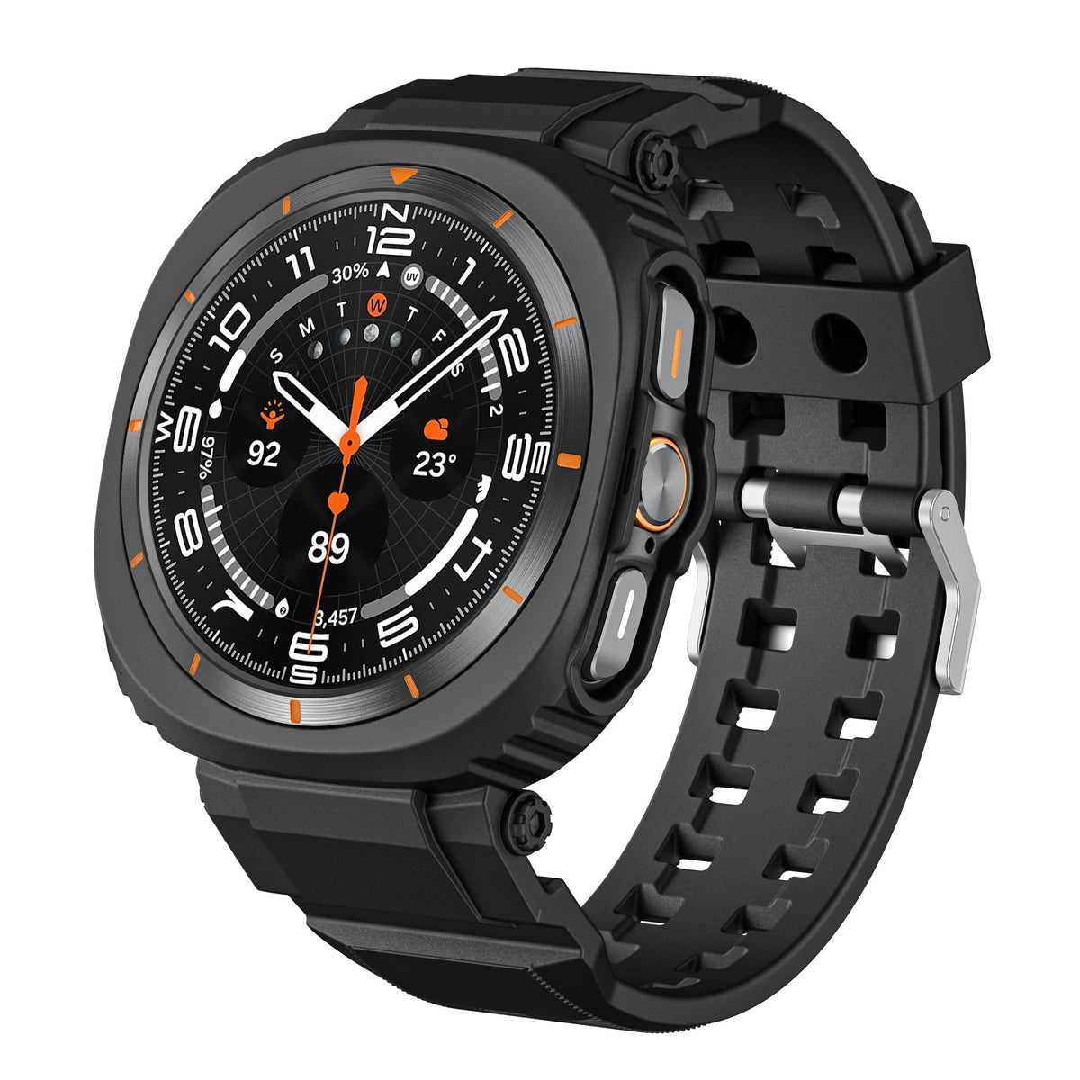 FlexTone 运动 TPU 表带和表壳——Samsung Galaxy Watch Ultra 47mm 防护套