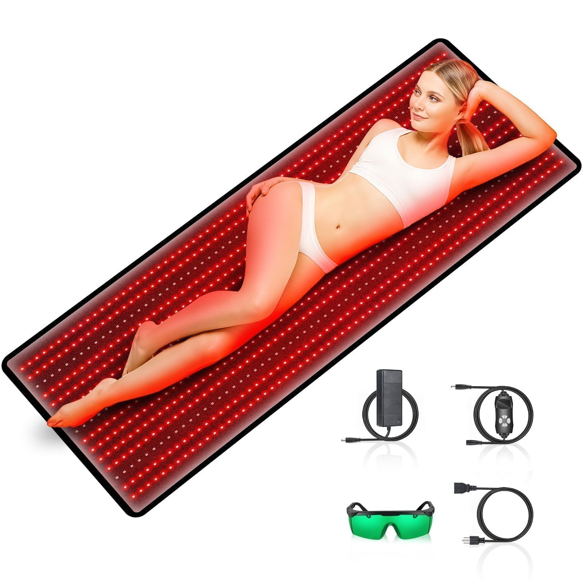 VitaRay Pro Red and Infrared Light Therapy Mat — Remote Included - Desfino