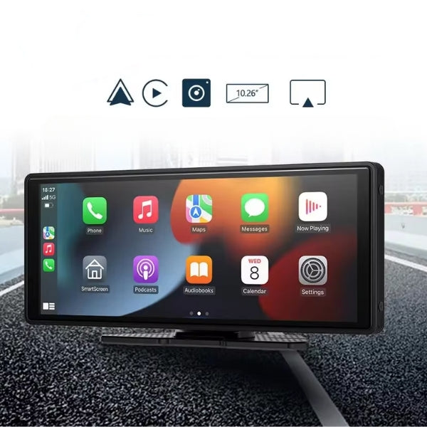 צג מגע Orion בגודל 10.26" עם CarPlay אלחוטי ו-Android Auto | Desfino