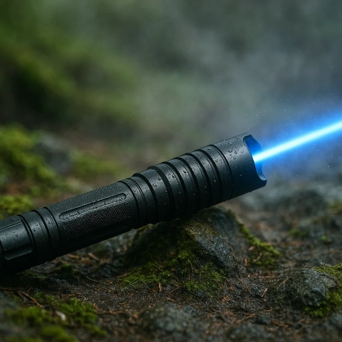 AeroForge Pro vandtæt laserlygte til høj intensitet — 5.000 m rækkevidde, overlevelseslys