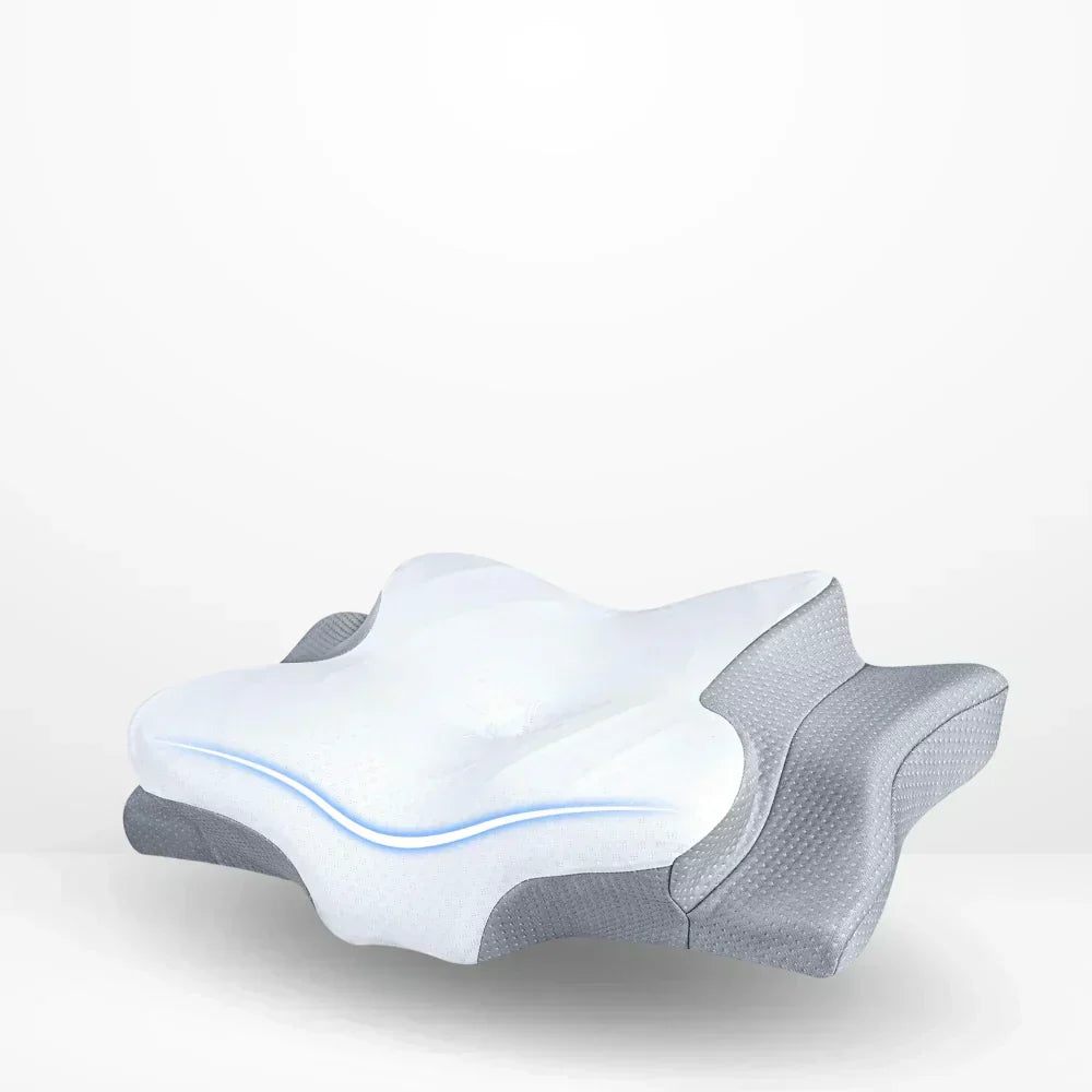 Cuscino in memory foam a farfalla SomniWing — supporto cervicale ortopedico - Desfino