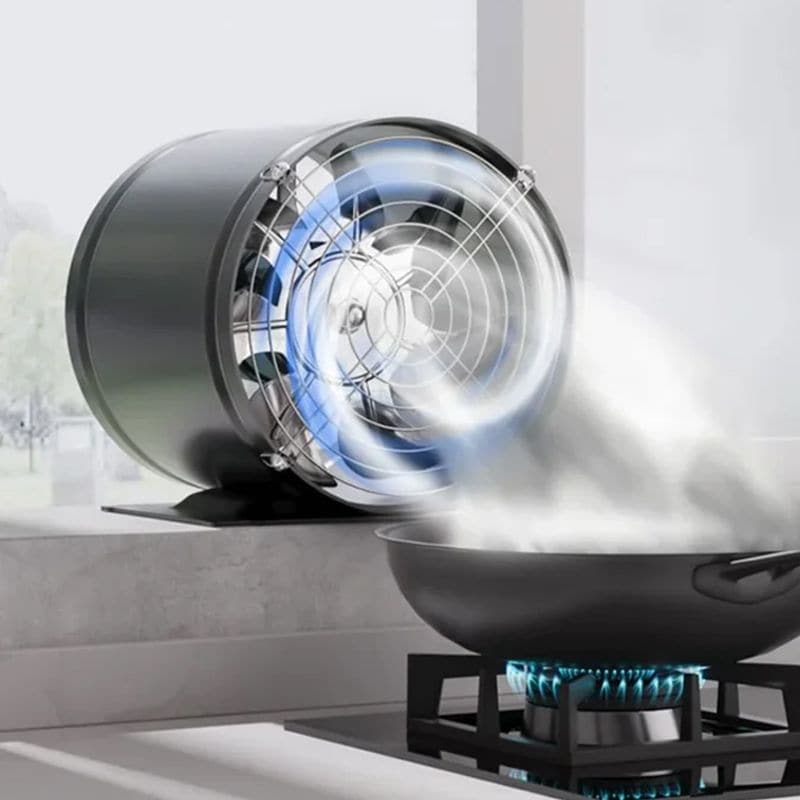 Virelle tichý odsávací ventilátor — uzavřený měděný motor, pachy a kouř - Desfino
