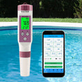 AquaSense 7-In-1 Digital Pool Tester — Compact pH & Chlorine Reader with App Connectivity