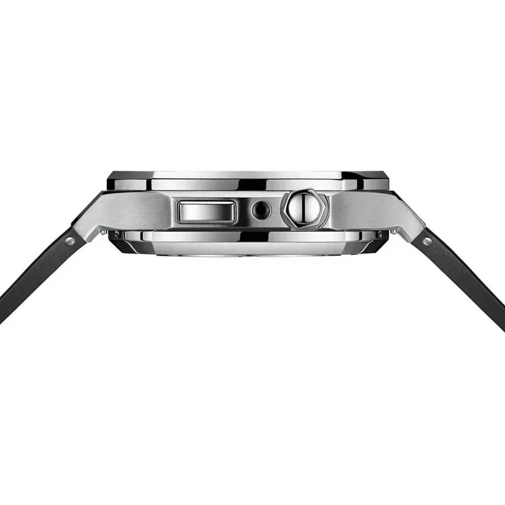 Kirello09 Apple Watch-dekselsett for ombygging — silikonrem, etui i 316L-stål - Desfino