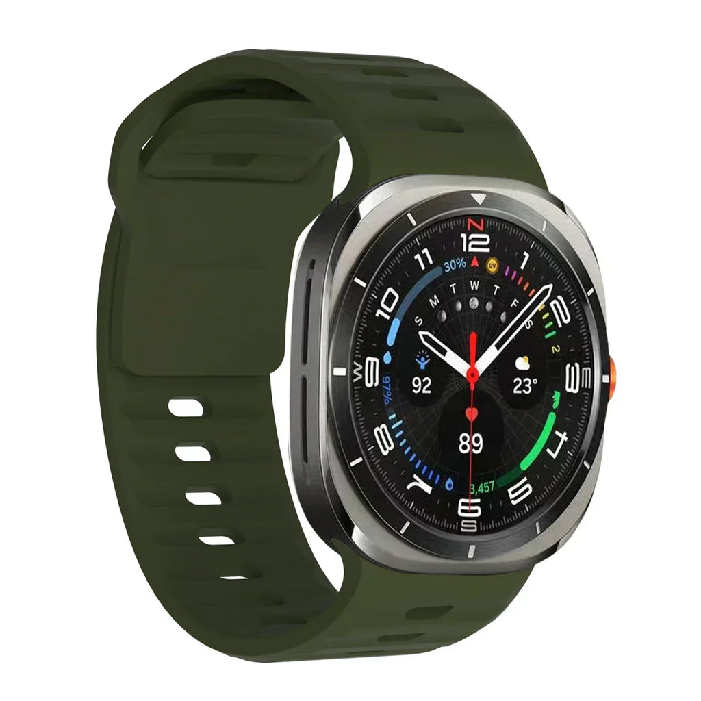Kirrean Galaxy Watch Ultra -silikoniranneke — joustava, napakasti istuva - Desfino