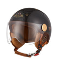Motorcykelhjälm i kolfiber - lätt, CE/ECE-R22/05-certifierad - Desfino