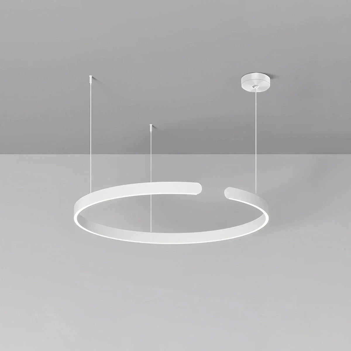 Moderner LED-Ring-Kronleuchter für das Wohnzimmer | Desfino