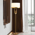 Aurelia Art Deco Floor Lamp — Gold Finish, 165 cm - Desfino