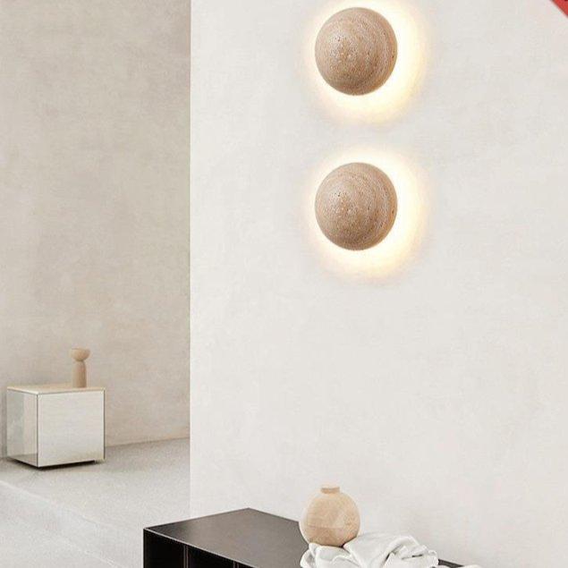 Κρεμαστό φωτιστικό τοίχου Asterra Cream Nordic — μινιμαλιστική απλίκα - Desfino