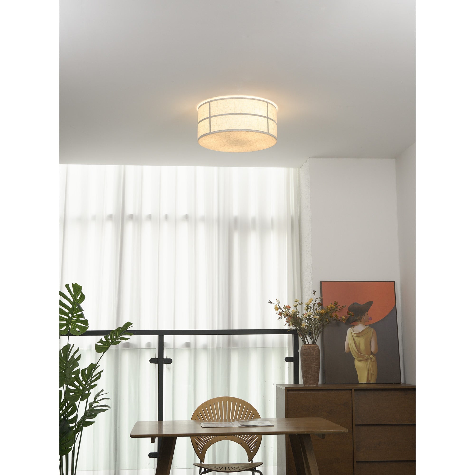 Deckenleuchte Hashira – indirektes Design für flächenbündige Montage