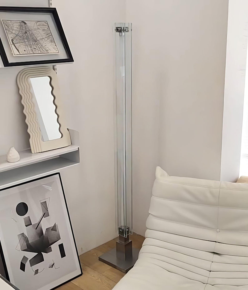 Minimalistische M29-Glasstehleuchte – industrieller Stil