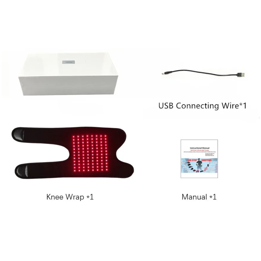 NovaFlex Knee Light Therapy Belt — 660nm Red & 850nm Infrared | Desfino