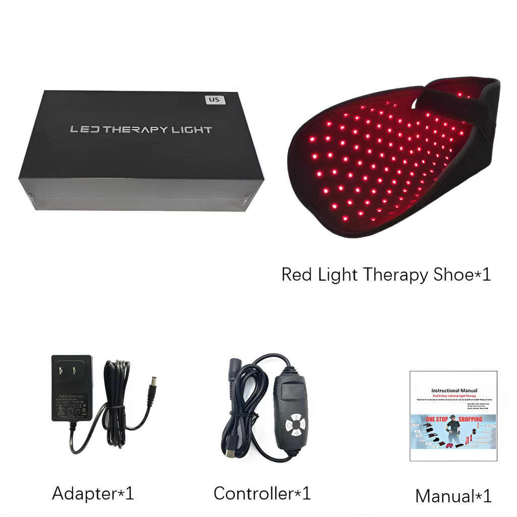 Scarpe per terapia a luce rossa SolaraStride — Luce rossa da 660nm e vicino infrarosso da 850nm - Desfino