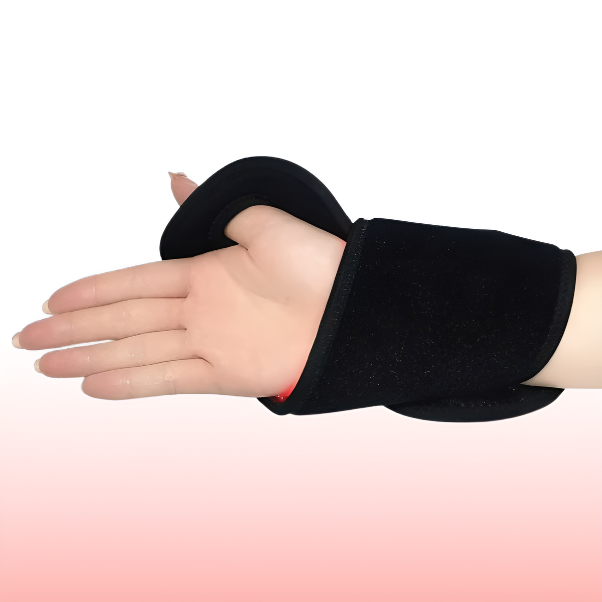 Faixa de terapia de luz vermelha para pulsos LumaWrist — LEDs de 660 nm e 850 nm, alívio da dor nos pulsos - Desfino