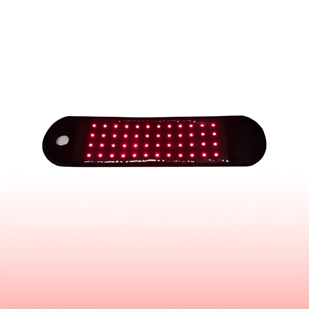 Faixa de terapia de luz vermelha para pulsos LumaWrist — LEDs de 660 nm e 850 nm, alívio da dor nos pulsos - Desfino