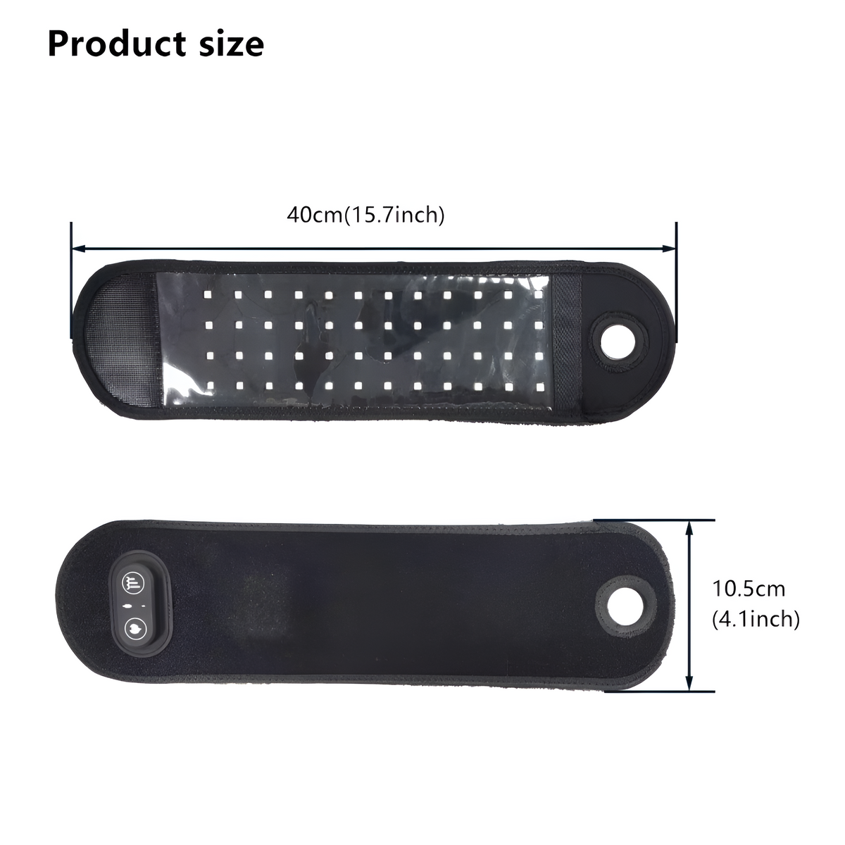 Faixa de terapia de luz vermelha para pulsos LumaWrist — LEDs de 660 nm e 850 nm, alívio da dor nos pulsos - Desfino