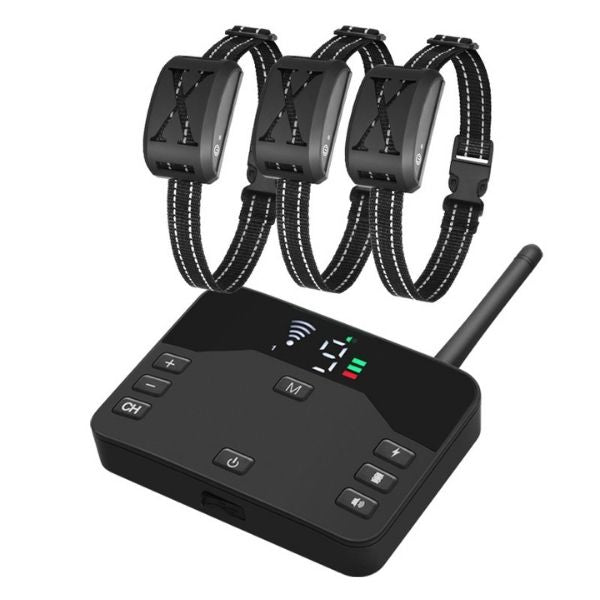 Bezprzewodowa obroża dla psa i system niewidzialnego ogrodzenia PawGuard 2 w 1, regulowane tryby - Desfino
