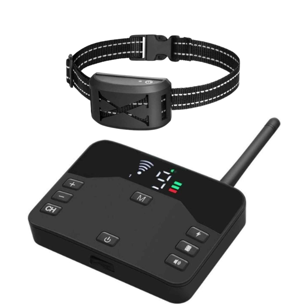 Bezprzewodowa obroża dla psa i system niewidzialnego ogrodzenia PawGuard 2 w 1, regulowane tryby - Desfino