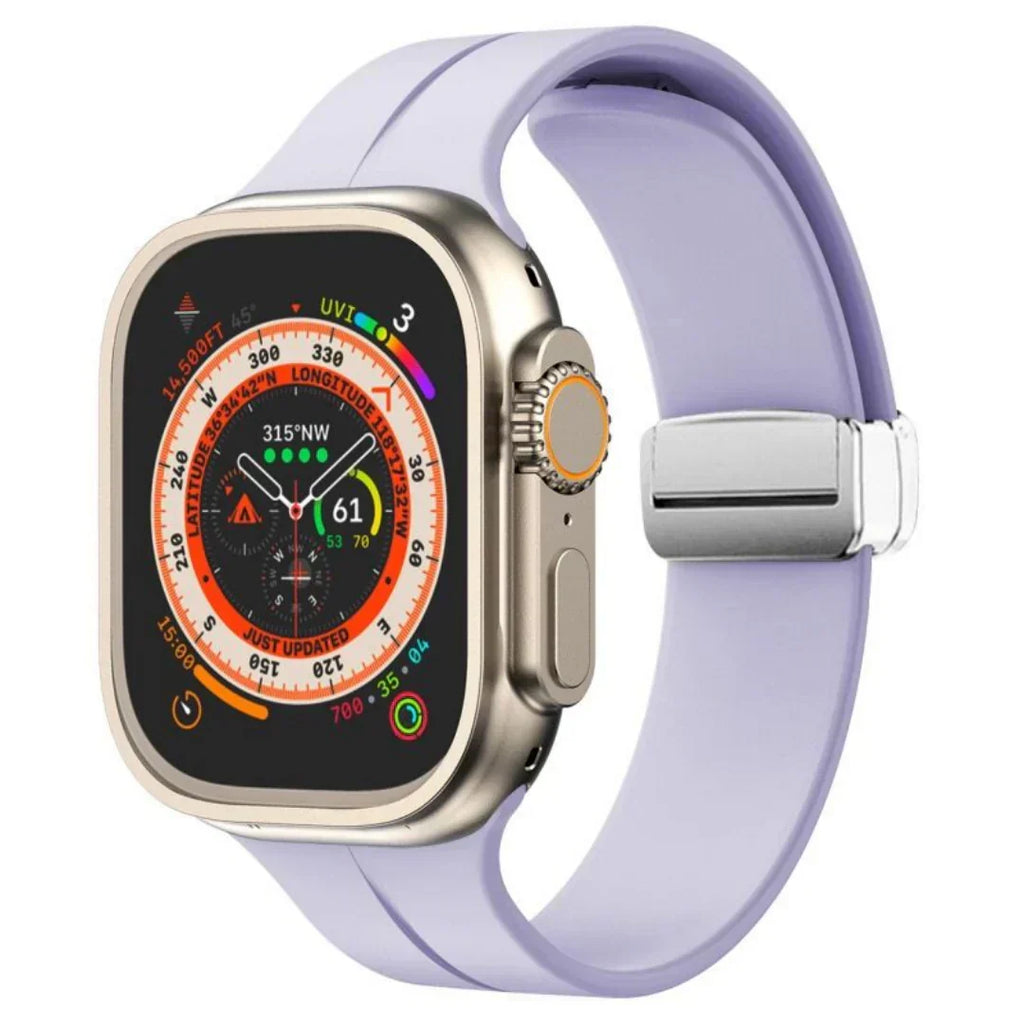 Bracelete magnética Luma para Apple Watch — bracelete de silicone, ajuste ajustável - Desfino