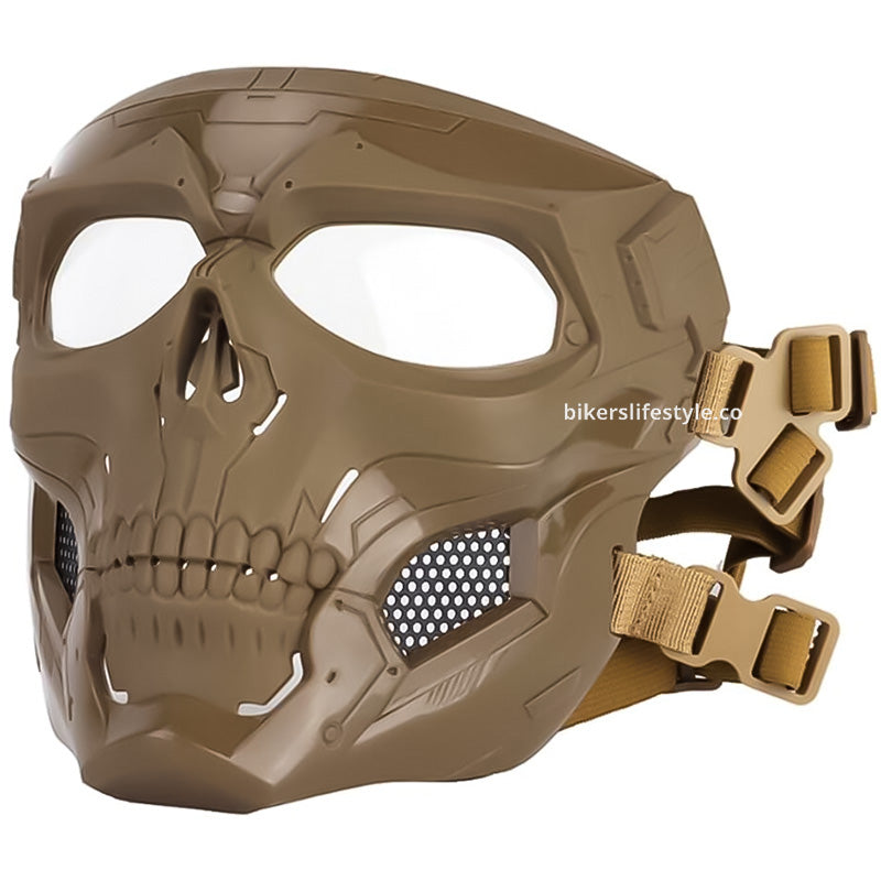 Ghost Skull Heavy-Duty Protective Mask — Impact-Resistant Design