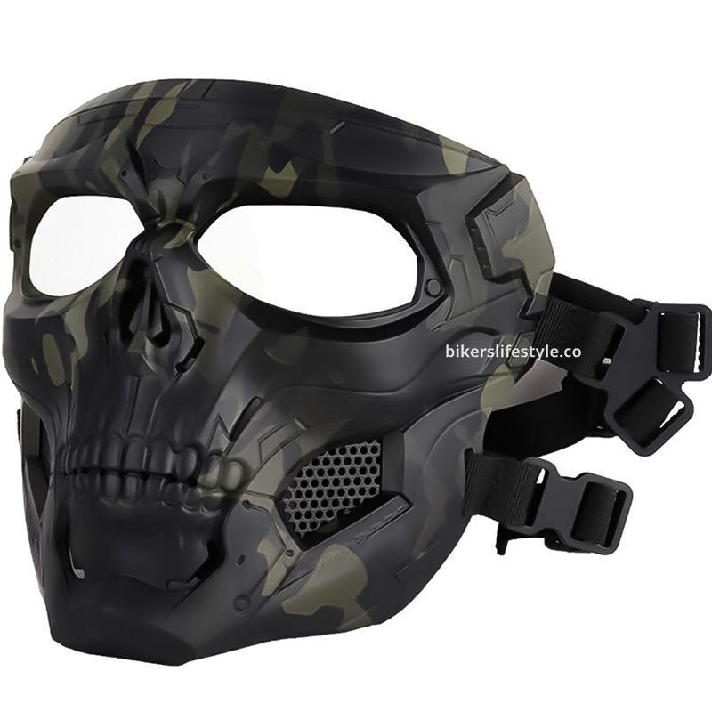 Ghost Skull Heavy-Duty Protective Mask — Impact-Resistant Design