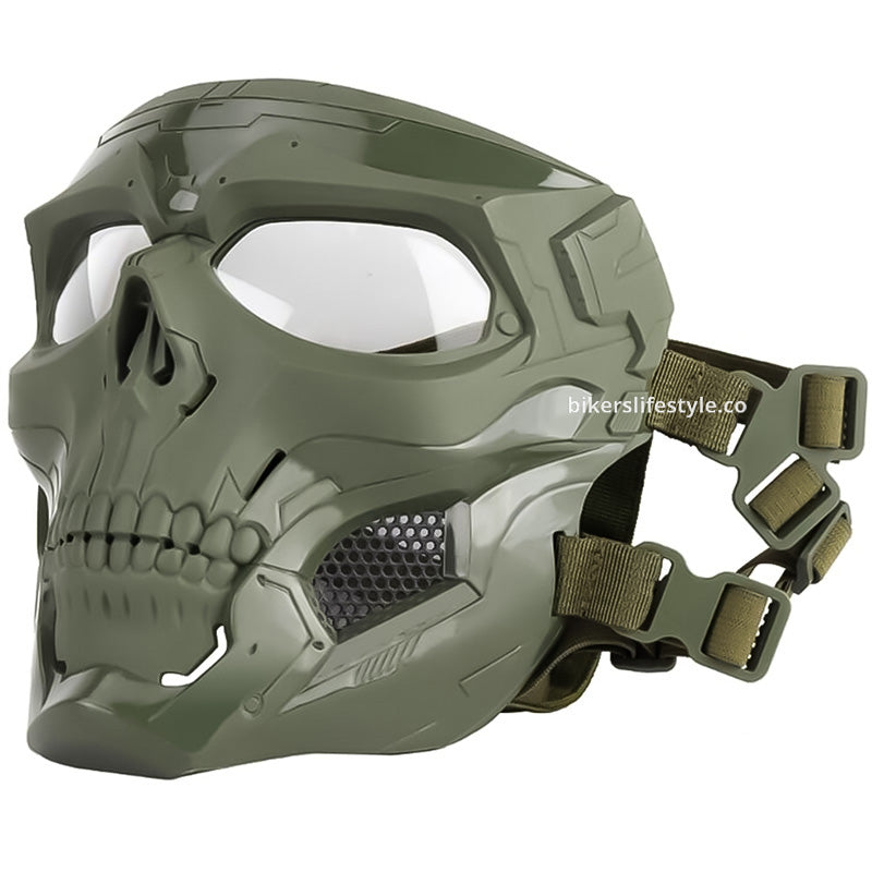 Ghost Skull Heavy-Duty Protective Mask — Impact-Resistant Design