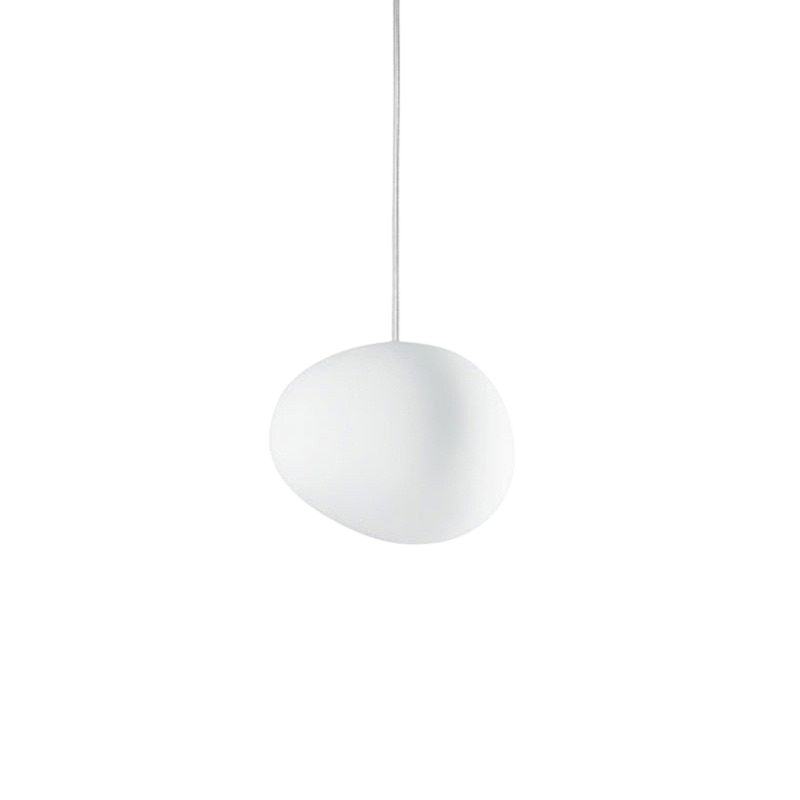 Suspension en verre soufflé à la main LumaVerde — Forme organique sculpturale - Desfino