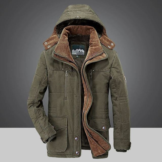 ArdentVale Herren-Winterparka — luxuriöse Wärmeisolierung, weicher Komfort im Inneren