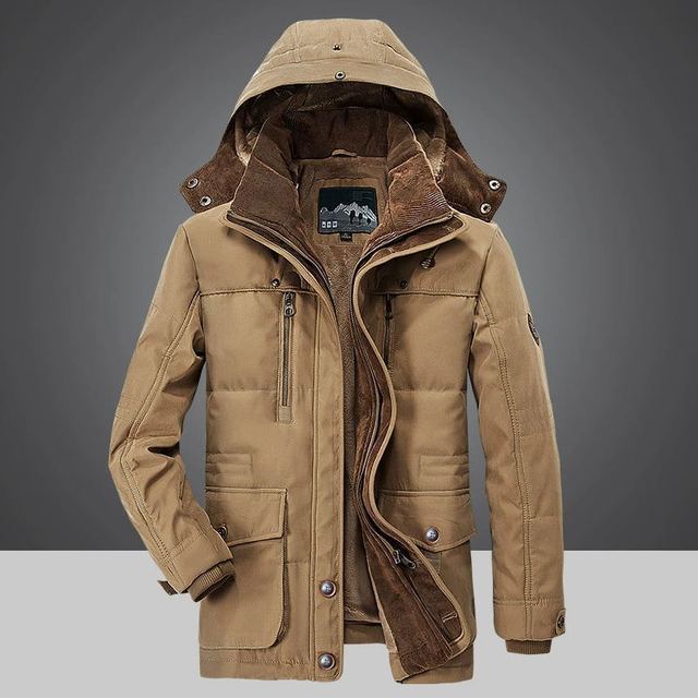 ArdentVale Herren-Winterparka — luxuriöse Wärmeisolierung, weicher Komfort im Inneren