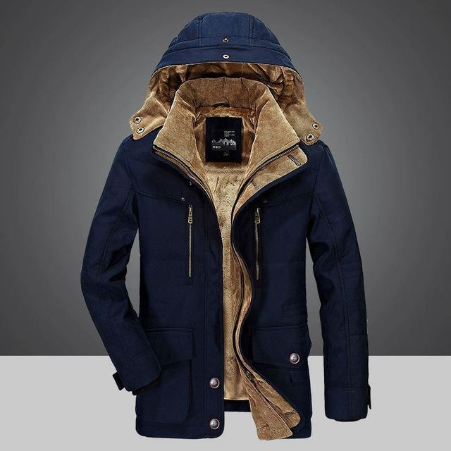 ArdentVale Herren-Winterparka — luxuriöse Wärmeisolierung, weicher Komfort im Inneren