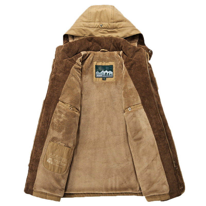 ArdentVale Herren-Winterparka — luxuriöse Wärmeisolierung, weicher Komfort im Inneren