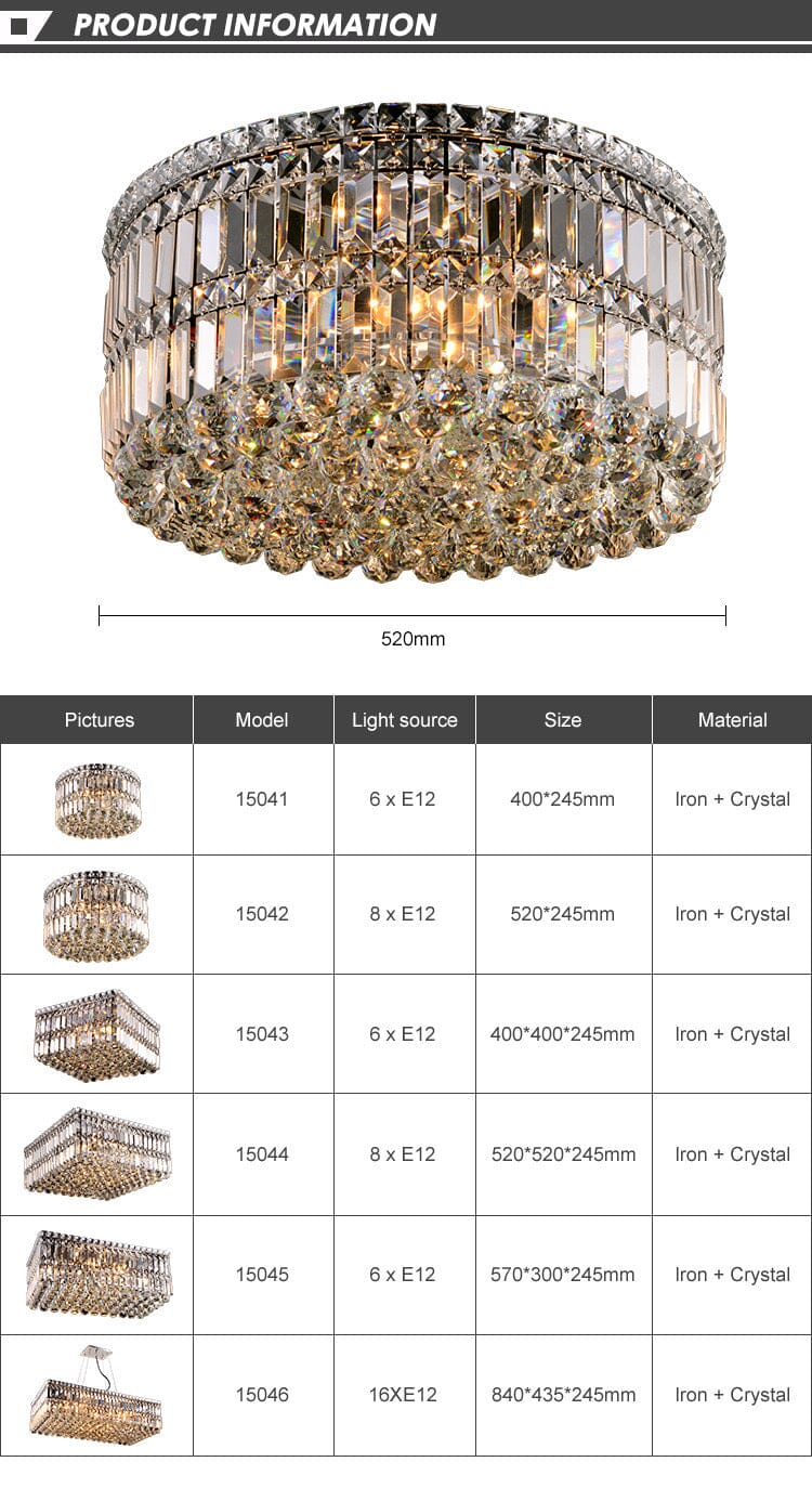 Jade Crystal Ceiling Chandelier