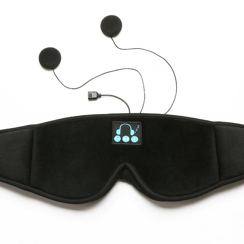 Cuffie wireless Bluetooth per dormire SomniWave — Mascherina oscurante - Desfino