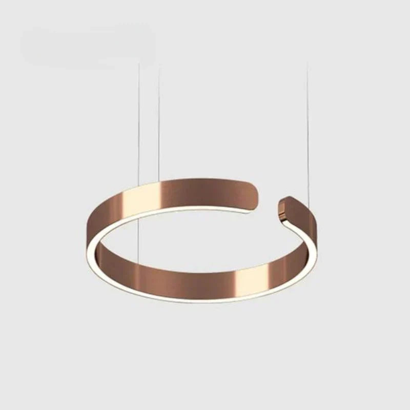 Lámpara colgante LED circular AstraNova — Iluminación ajustable - Desfino