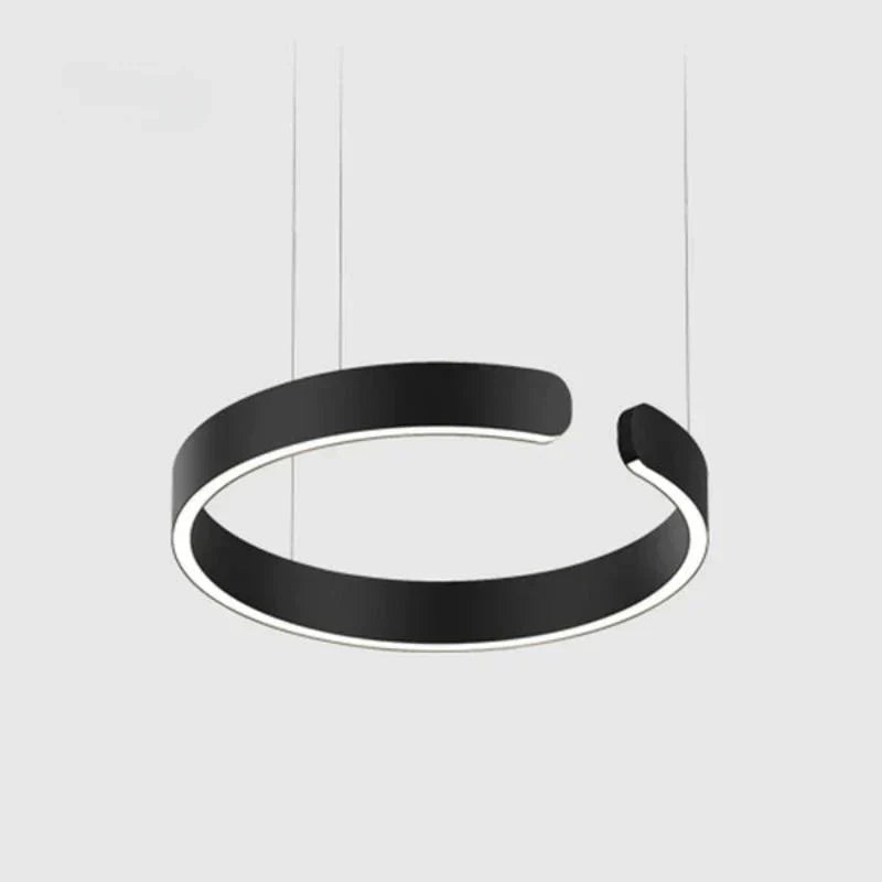 Candeeiro Suspenso LED Redondo LumaCircle — Design Moderno Ajustável - Desfino