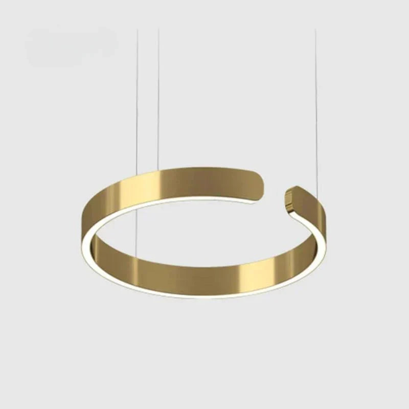 Candeeiro Suspenso LED Redondo LumaCircle — Design Moderno Ajustável - Desfino