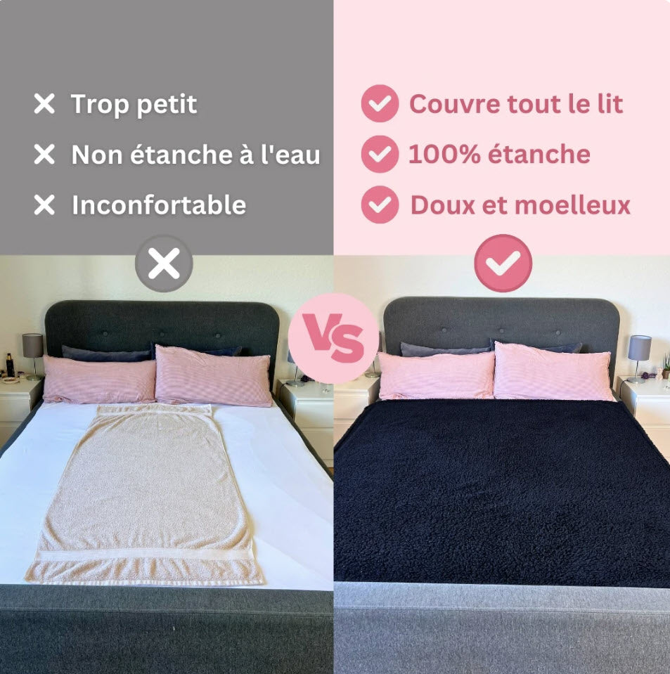 AstraEase Waterproof Couples Blanket — Stainproof Mattress Protection - Desfino
