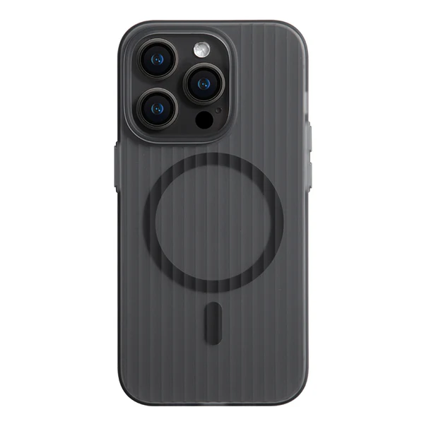 Slank gestreept iPhone-hoesje — Minimalistische beschermende telefoonhoes - Desfino