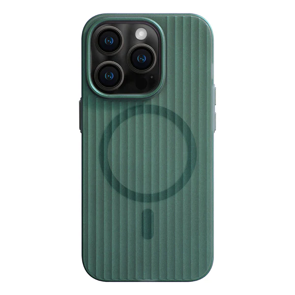 Slank gestreept iPhone-hoesje — Minimalistische beschermende telefoonhoes - Desfino