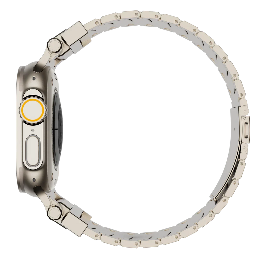 Elestra V01 titán, V alakú szíj — Apple Watch-szíj - Desfino