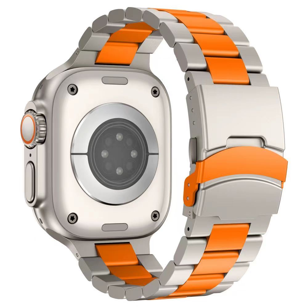 Kestrelin titaaninen Apple Watch -ranneke — 140–230 mm, taittuva turvalukko - Desfino