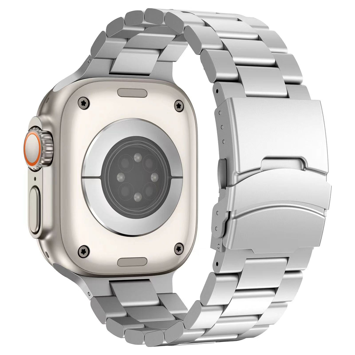 Kestrelin titaaninen Apple Watch -ranneke — 140–230 mm, taittuva turvalukko - Desfino