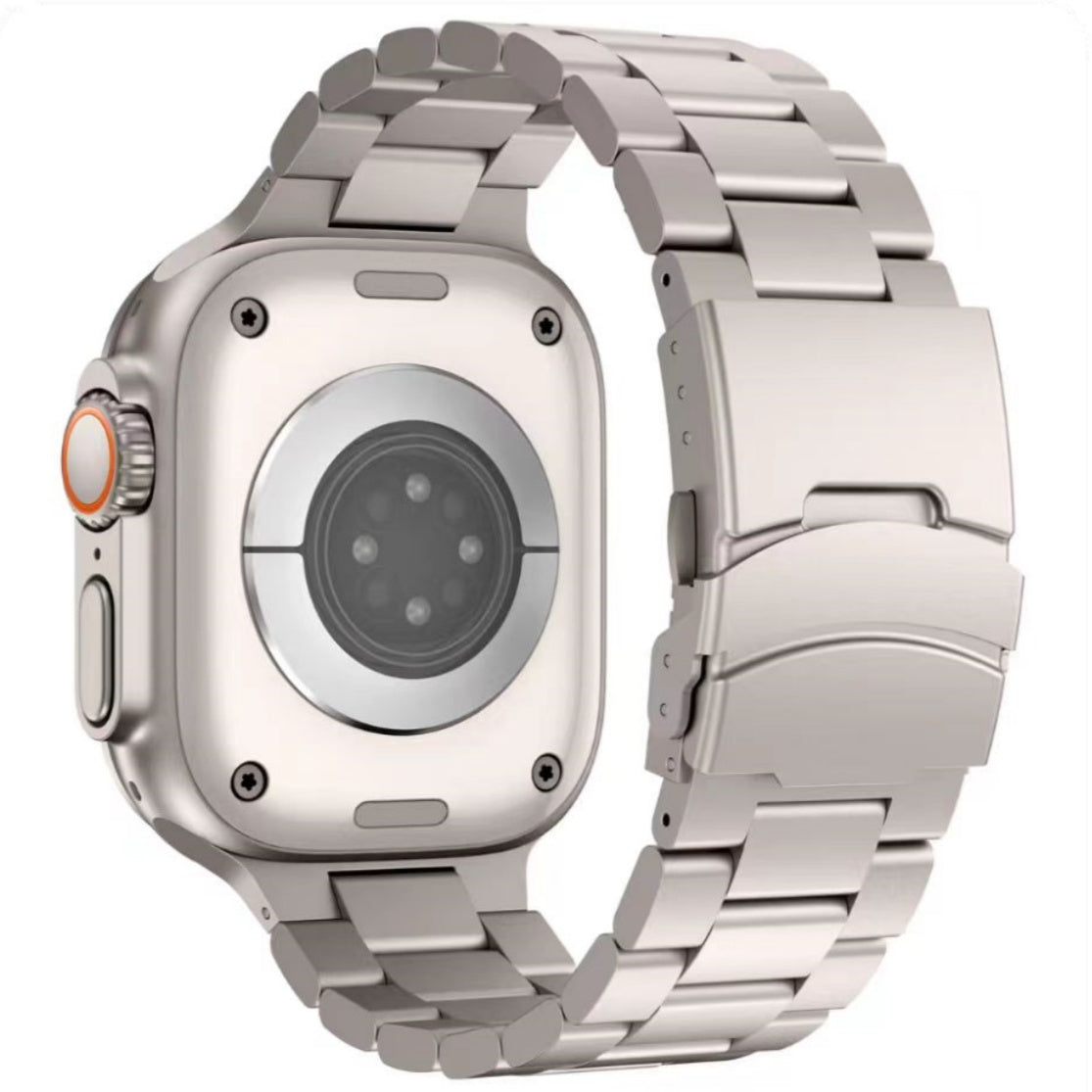 Kestrelin titaaninen Apple Watch -ranneke — 140–230 mm, taittuva turvalukko - Desfino