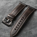 Correa de cuero Nappa para Samsung Watch Ultra Evara, cierre de acero inoxidable - Desfino