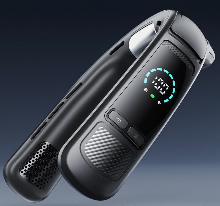 Ventoinha de pescoço portátil — Refrigeração TEC, fluxo de ar a 720°, bateria de 6000mAh - Desfino